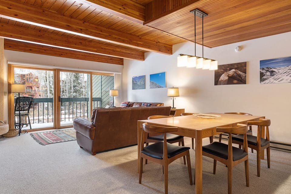 Spacious living area.
