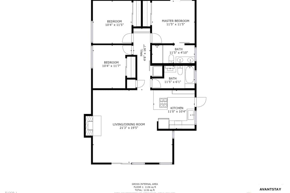 Floor plan of Hamilton 2.