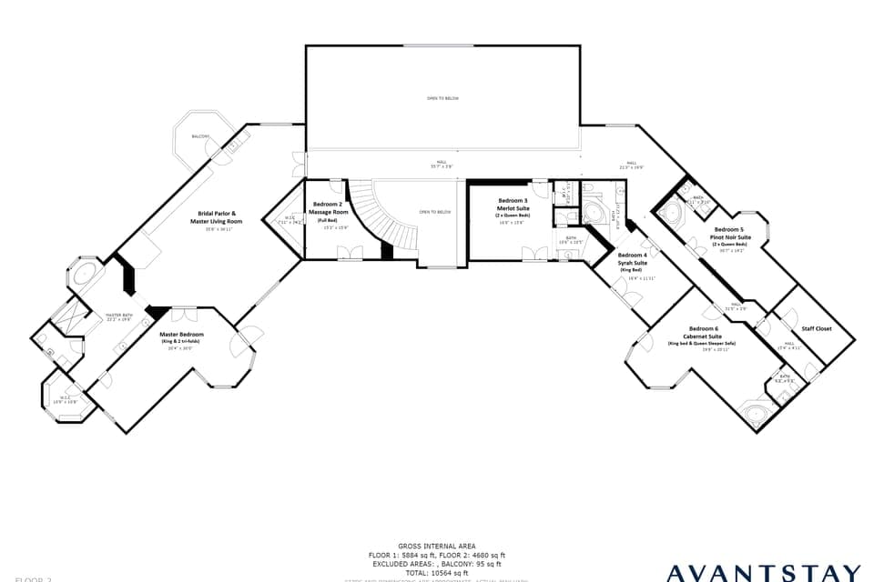Wilson Creek Manor Floor Plan Floor 2