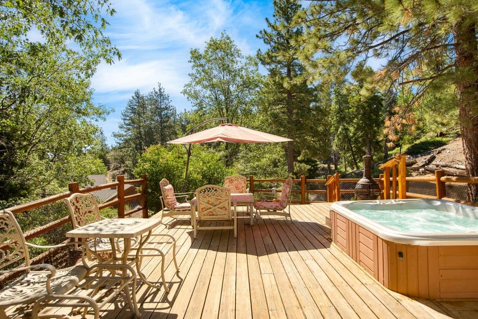 Spacious deck.