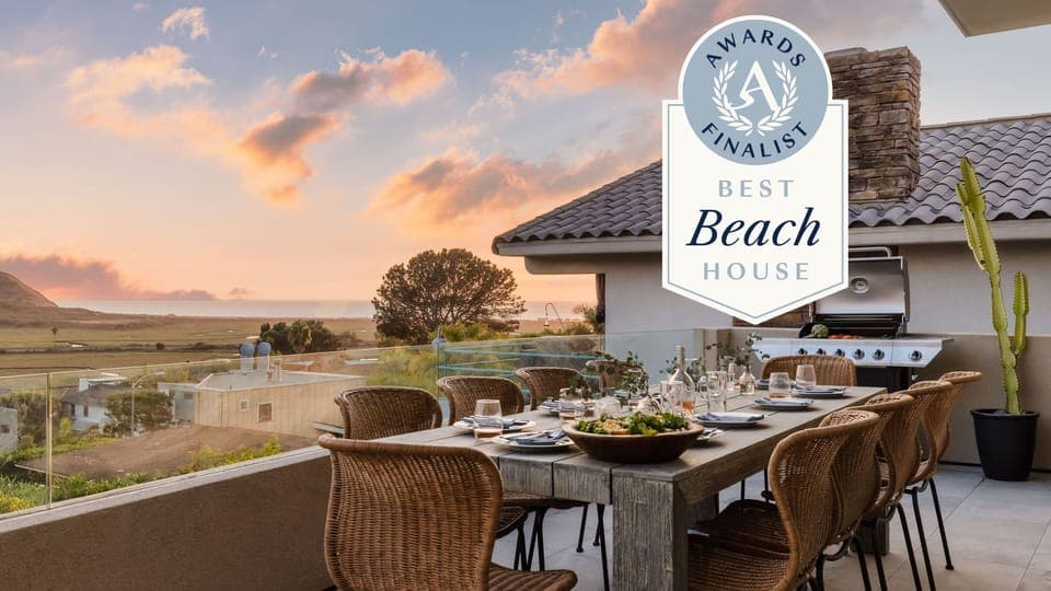 Relax by the firepit as the sun starts to set.