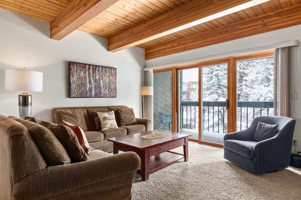 Spacious living area.