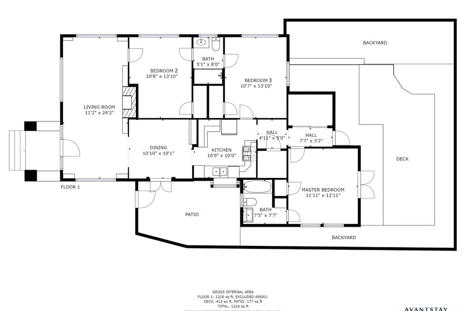 Floor Plan of Topaz.