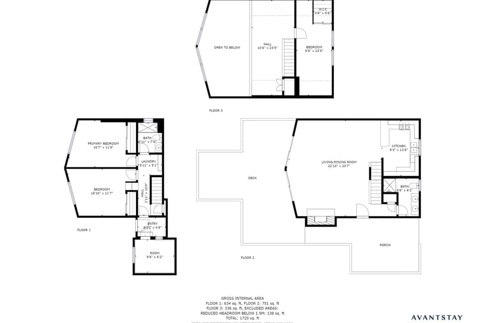 Floor plan of your A Frame.