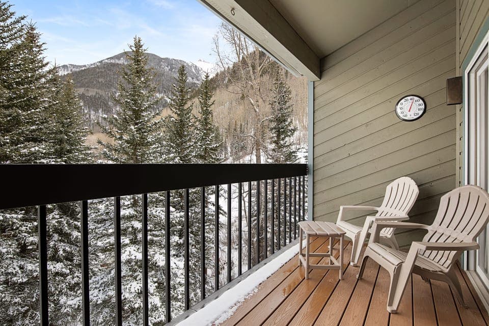 Balcony views.