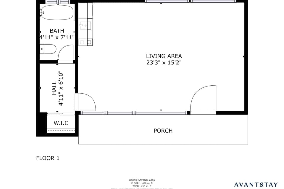 Suite 8 floor plan.