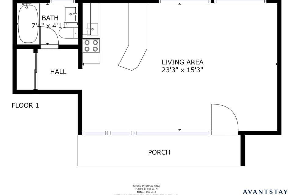 Suite 11 floor plan.