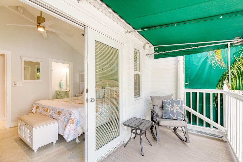 Two beautiful bedrooms with balcony access.