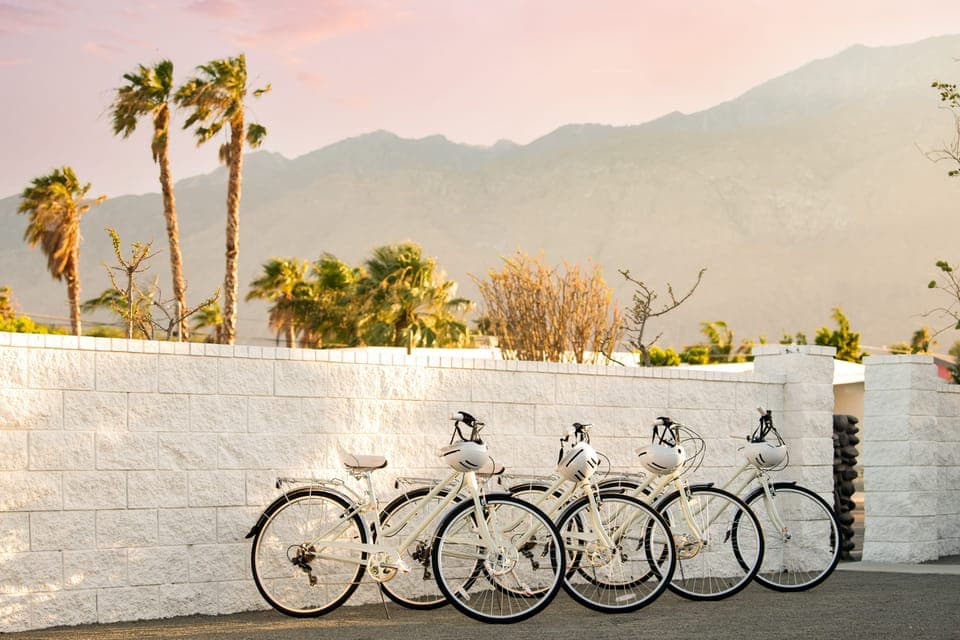 Bikes are provided for your use!