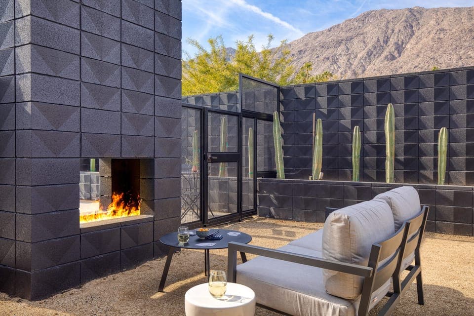 Fire pit.
