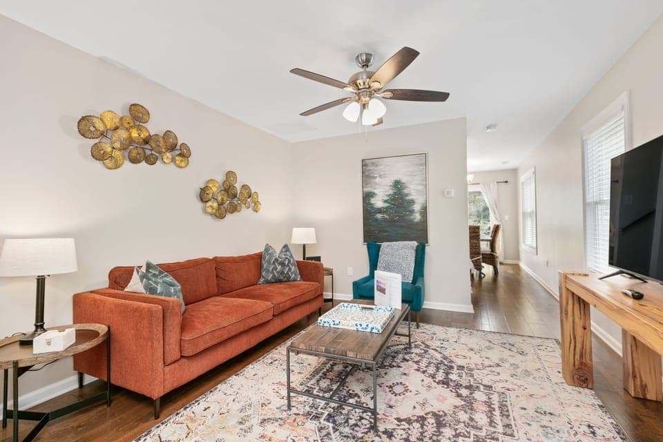 Chic interior and comfortable living spaces.