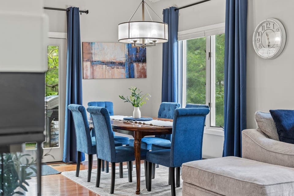 Elegant dining area