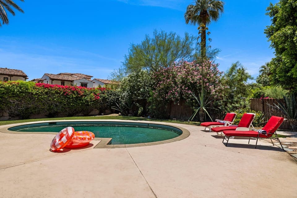 Unwind by the pool area.