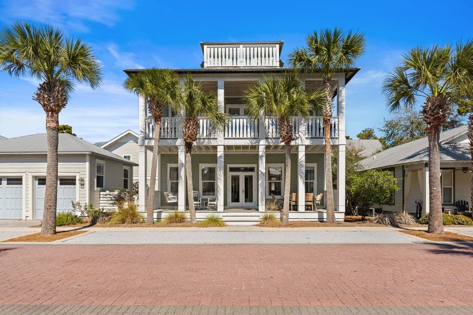 The primary bedroom features a king bed, TV and an ensuite bathroom.