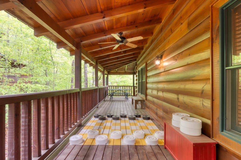 Outdoor games will keep the daytime fun going for hours.