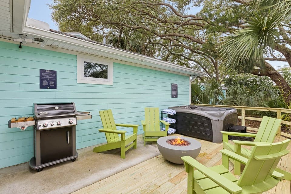 Outdoor oasis.