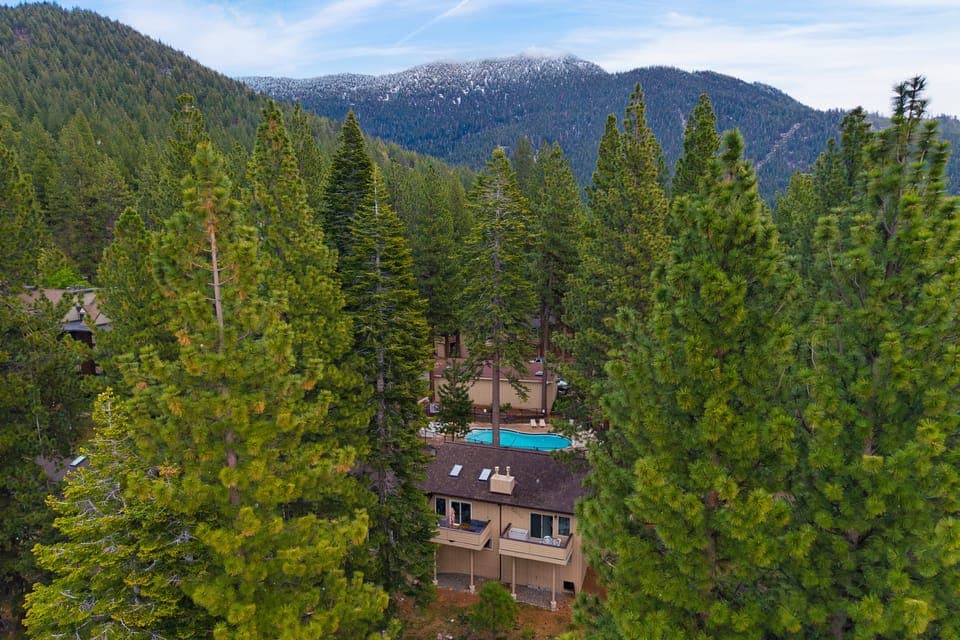 Bird's eye view of the home.