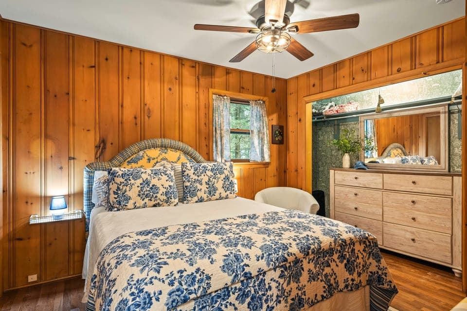 Cozy bedrooms.