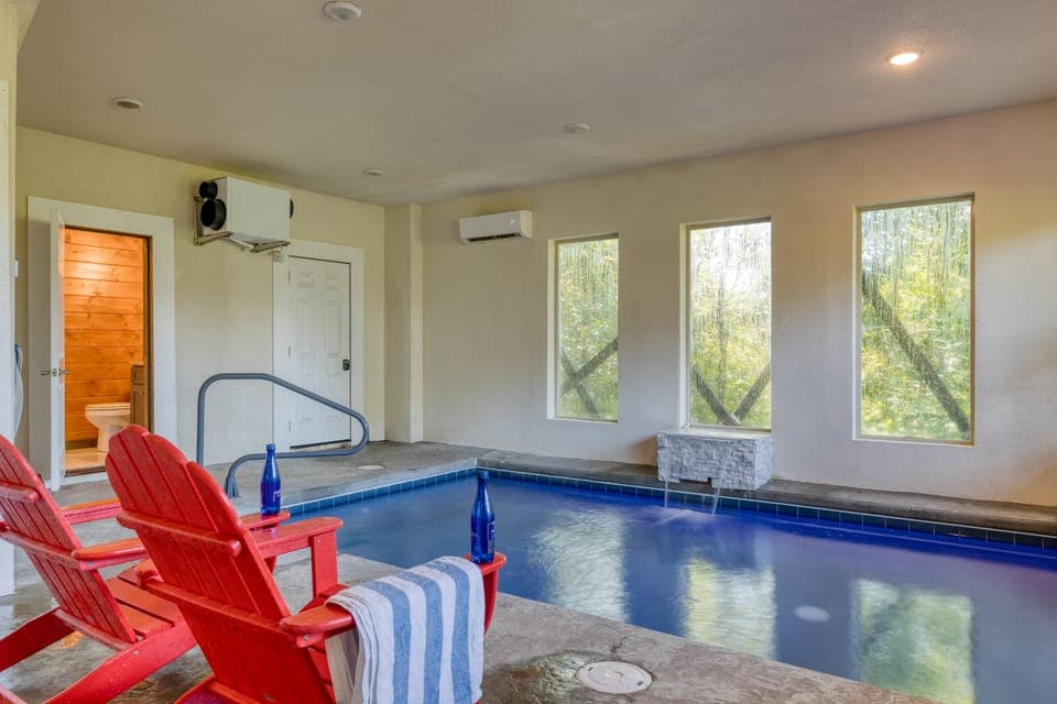 Indoor pool.