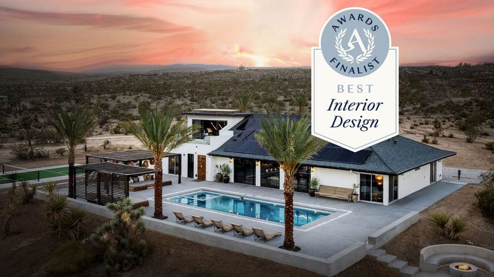 Large dining table with seating for 12.