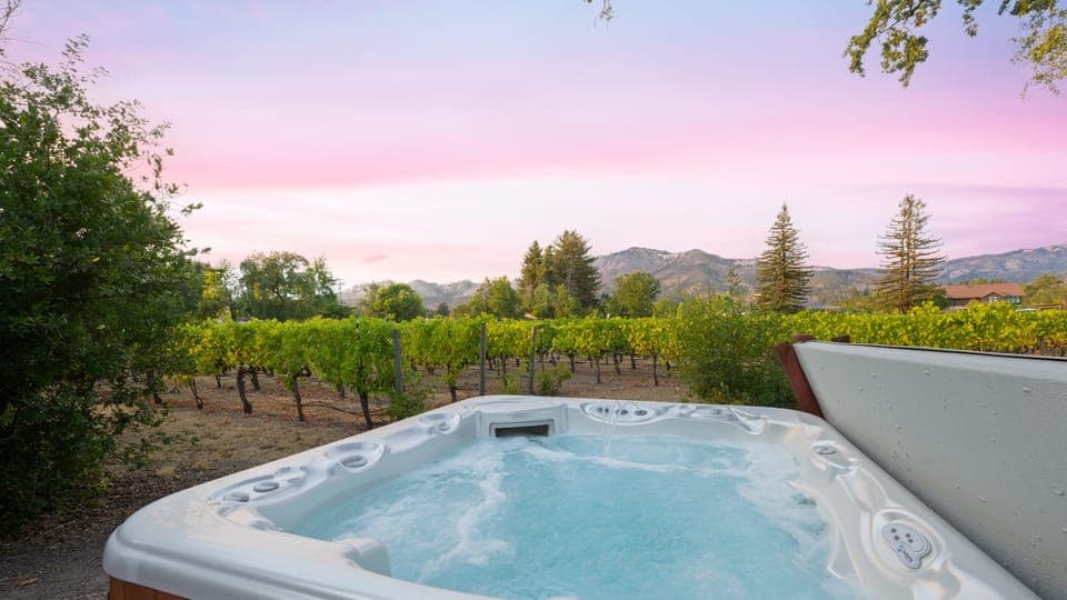 Unwind in the spa while soaking in panoramic views.