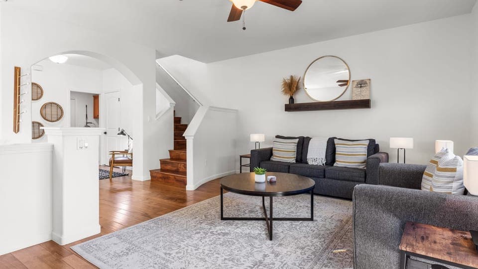Bright, airy living room made for relaxed gatherings.