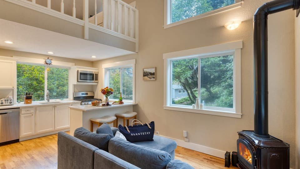 Enjoy a warm and inviting space, perfect for relaxing after a long day.