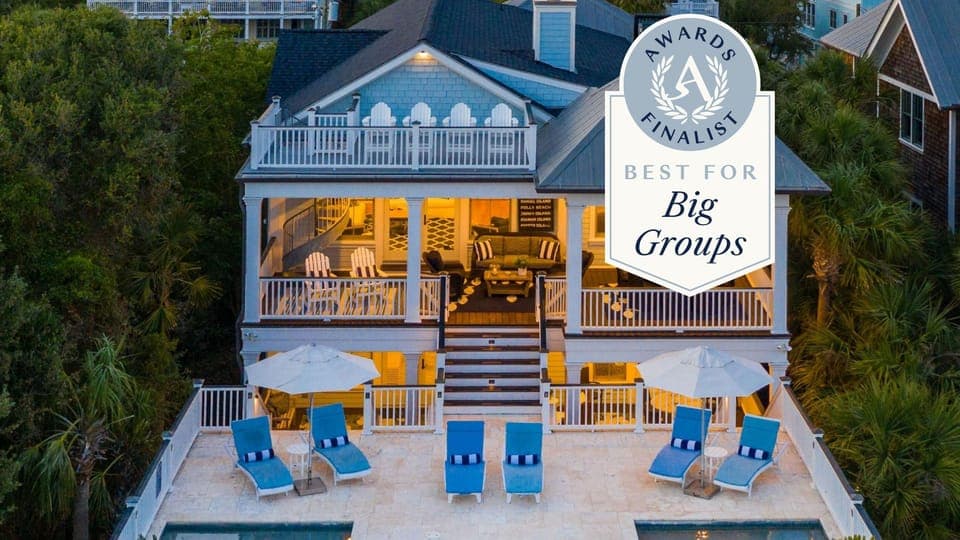 Primary bedroom features a king bed and ensuite bathroom (first floor).