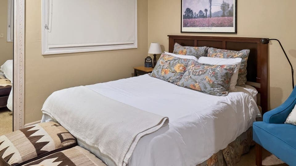 Bedroom 1 features a king bed.