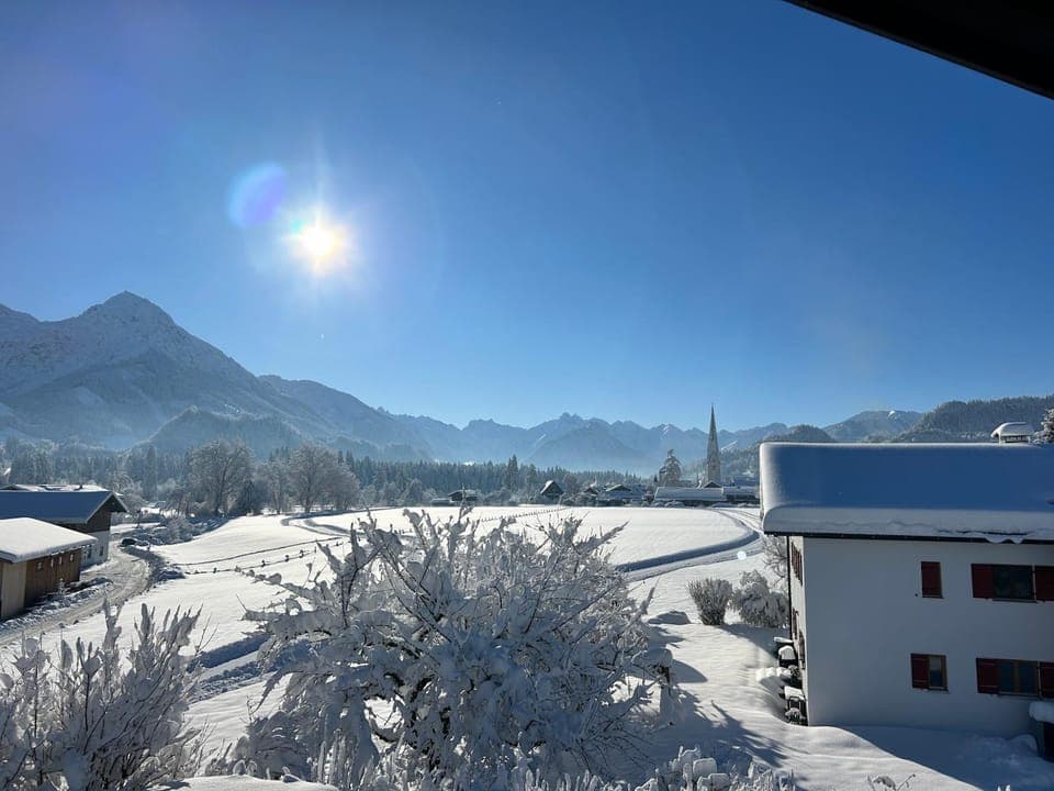 Day, Natural landscape, Winter, Mountain view