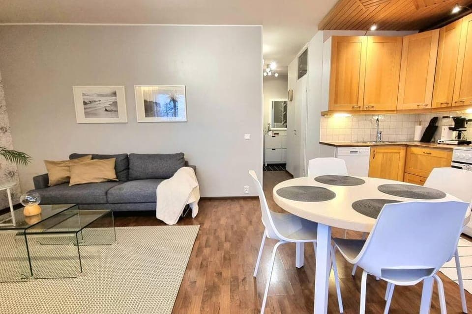 Kodikas ja viihtyisä kaksio keskustassa Apartment in Finland