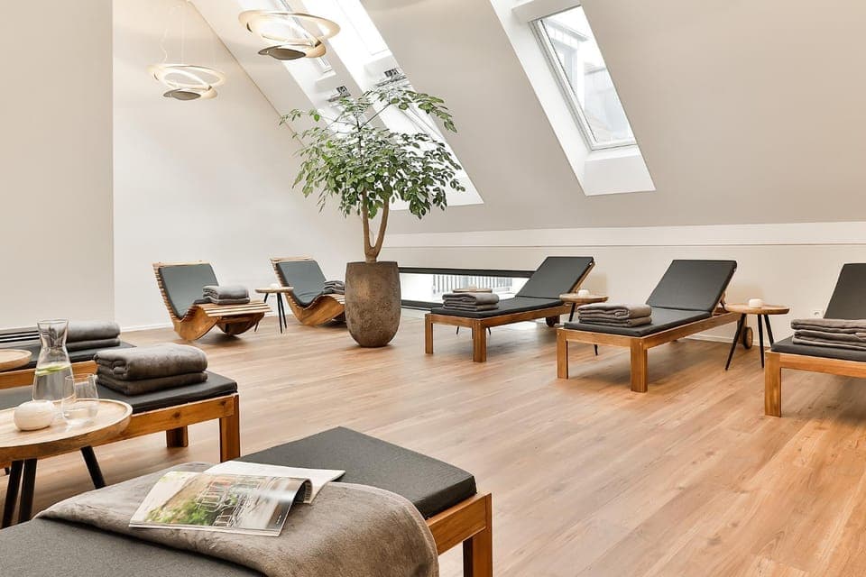 Sauna, Spa and wellness centre/facilities, Decorative detail