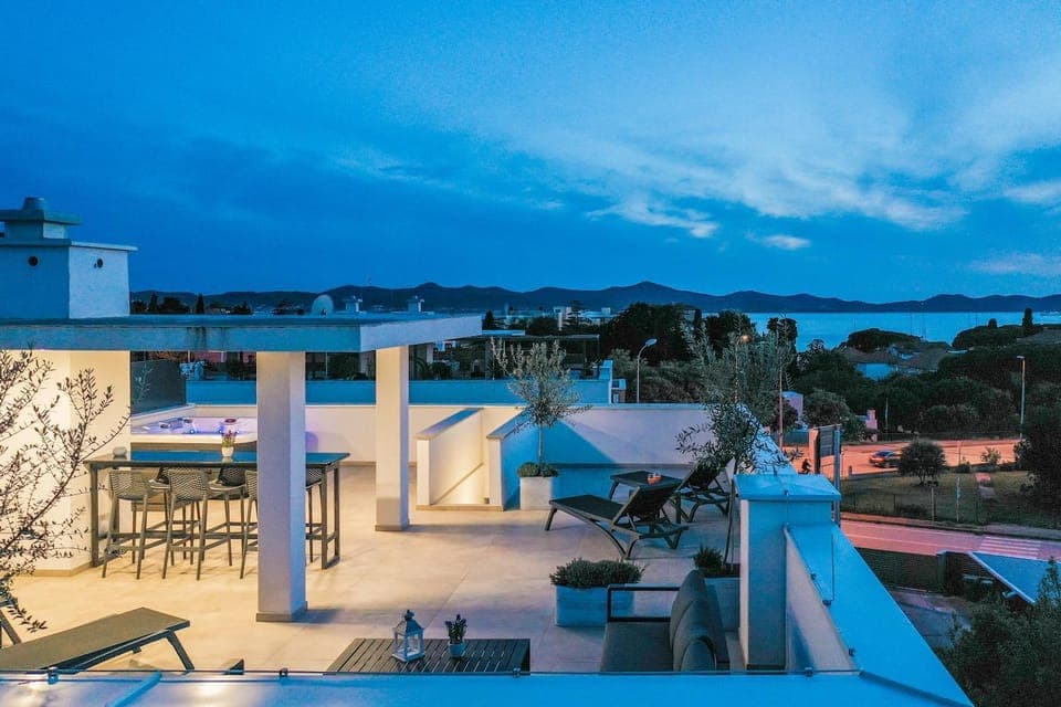 Patio, Balcony/Terrace, Sunset