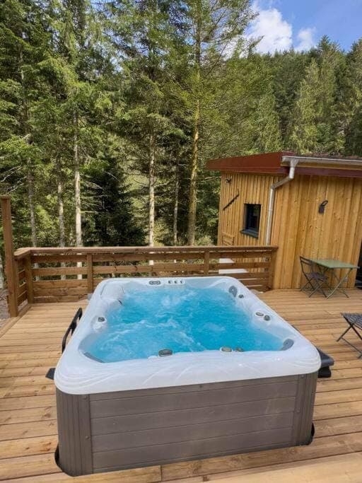 Day, Hot Tub, Hot Tub, Balcony/Terrace, Spa and wellness centre/facilities, Mountain view