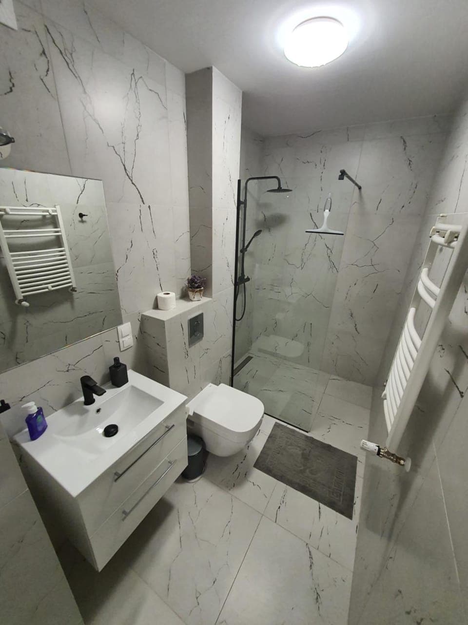 Shower, Toilet, Bathroom, towels