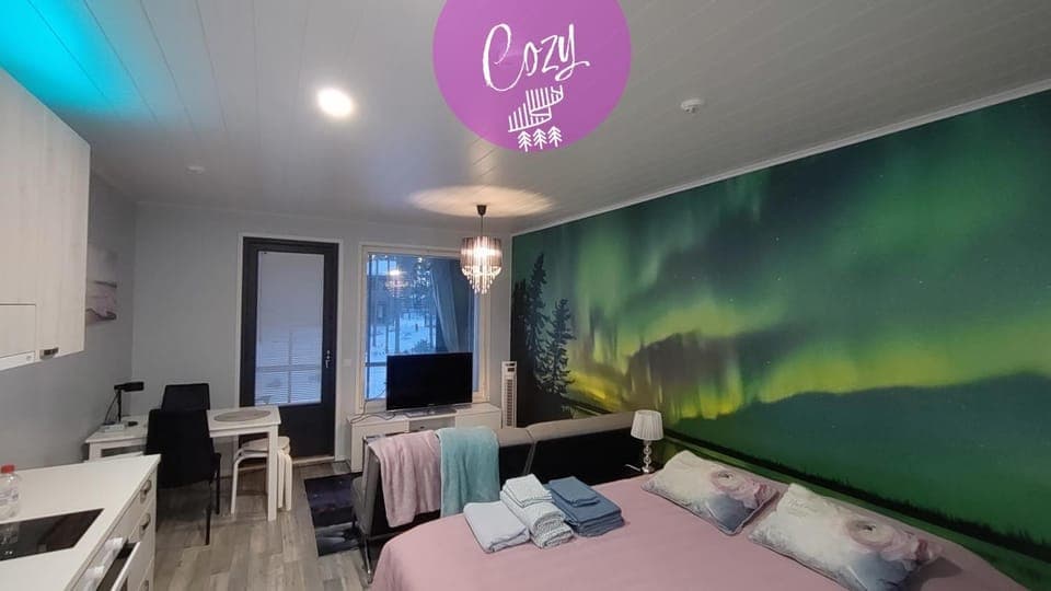 Living room, Photo of the whole room, Seating area, Bedroom