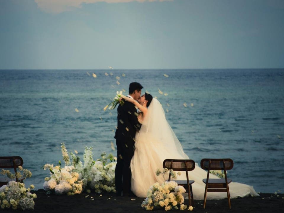 People, Beach, wedding