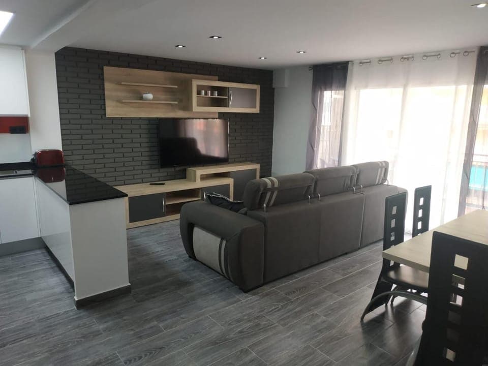 Living room, air conditioner