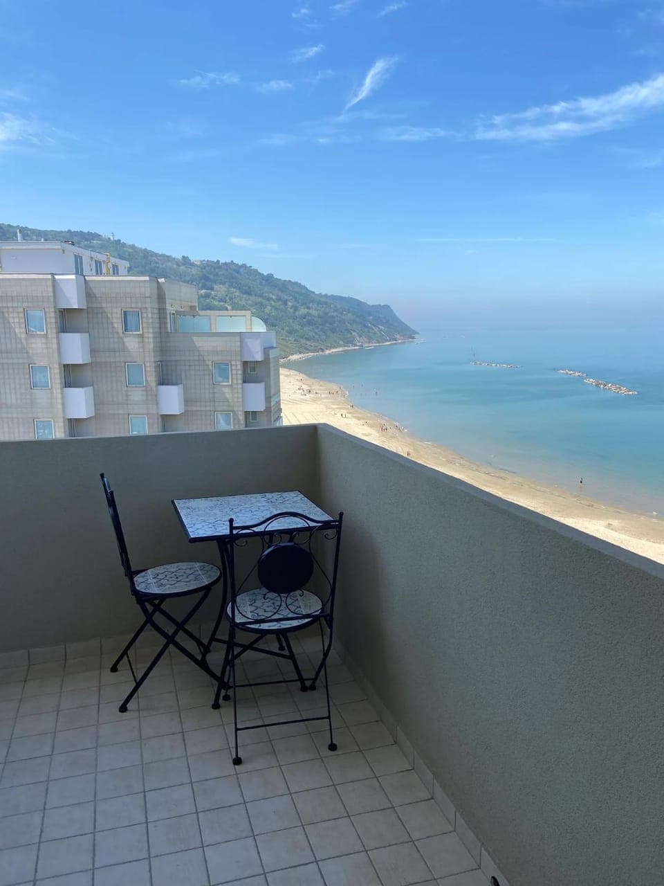 Natural landscape, View (from property/room), Balcony/Terrace, Balcony/Terrace, Beach, Sea view