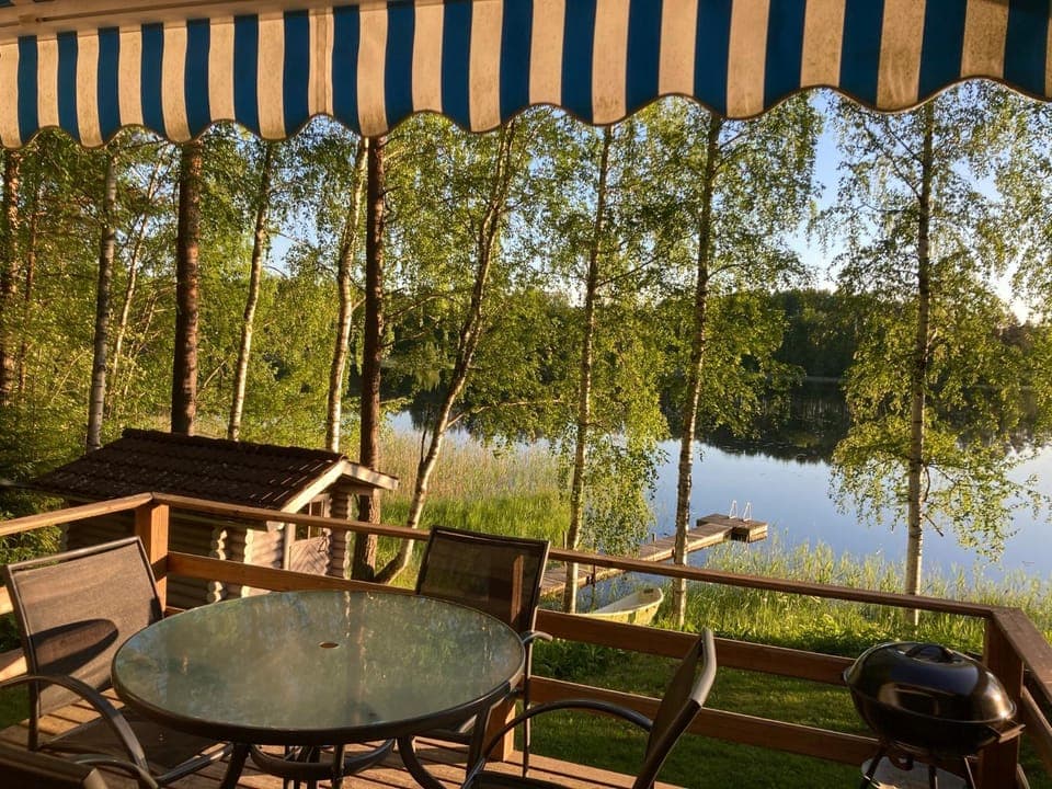 Patio, Lake view
