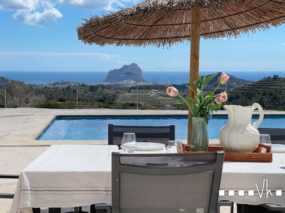 Patio, Nearby landmark, Natural landscape, View (from property/room), Sea view, Swimming pool