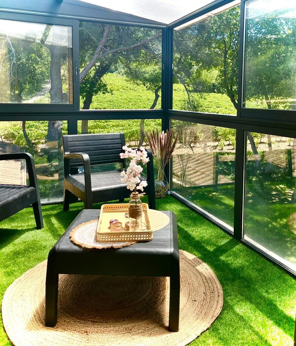 Patio, Balcony/Terrace, Garden view