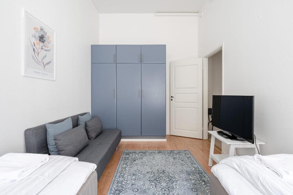 Living room, Seating area, Bedroom