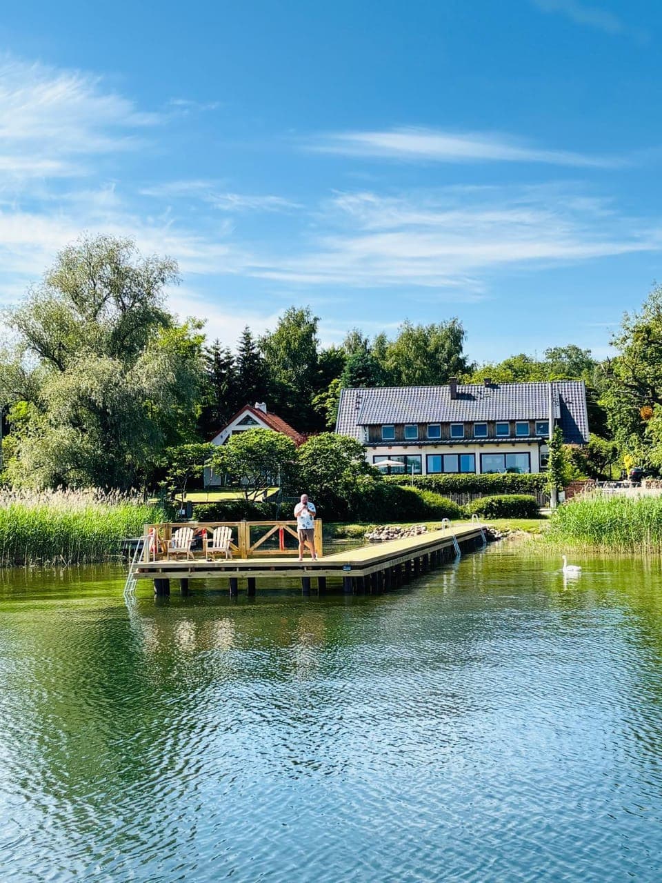 Property building, Day, Natural landscape, Activities, Beach, Lake view