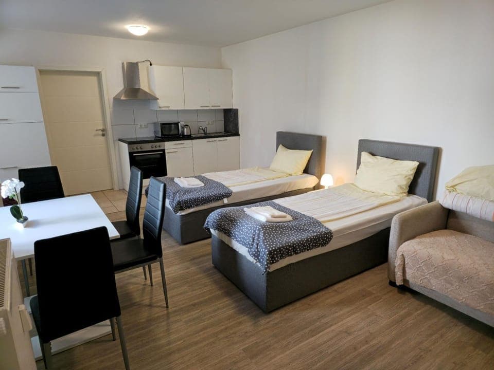 Living room, Dining area, Bedroom