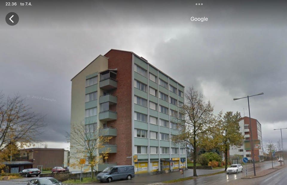 6. kerroksen yksiö lähellä matkakeskusta. Apartment in Finland