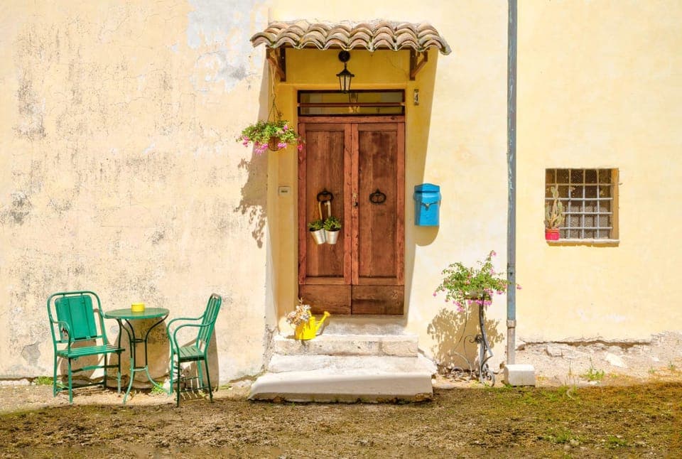 Property building, Garden view