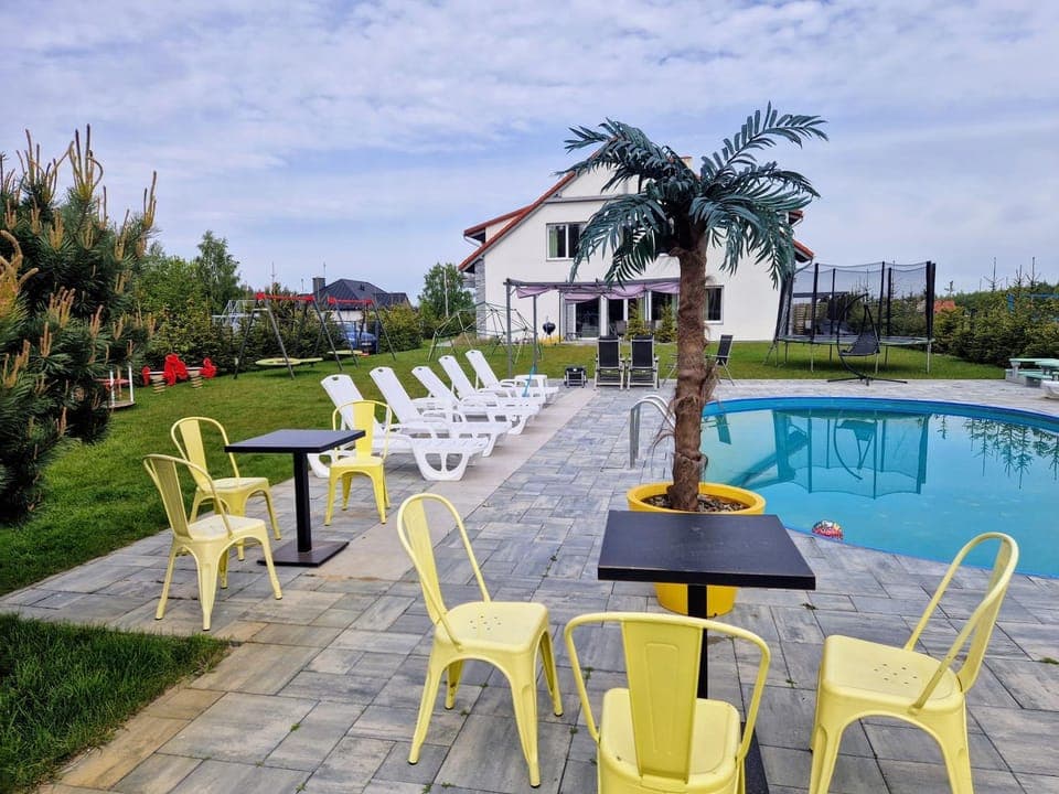Garden, Pool view, Swimming pool, sunbed