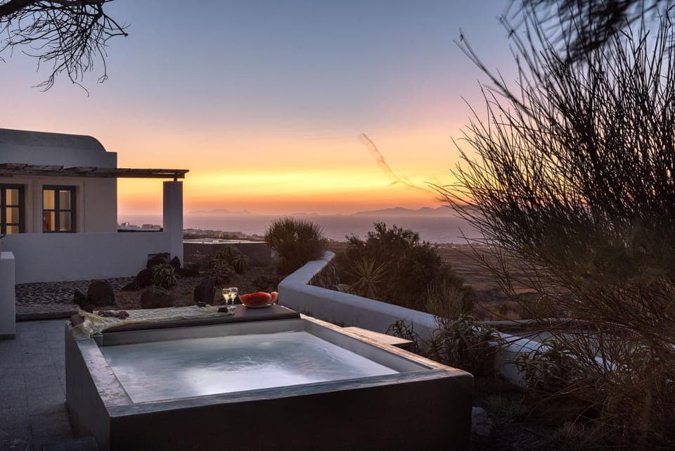 Natural landscape, Hot Tub, Sea view, Sunset