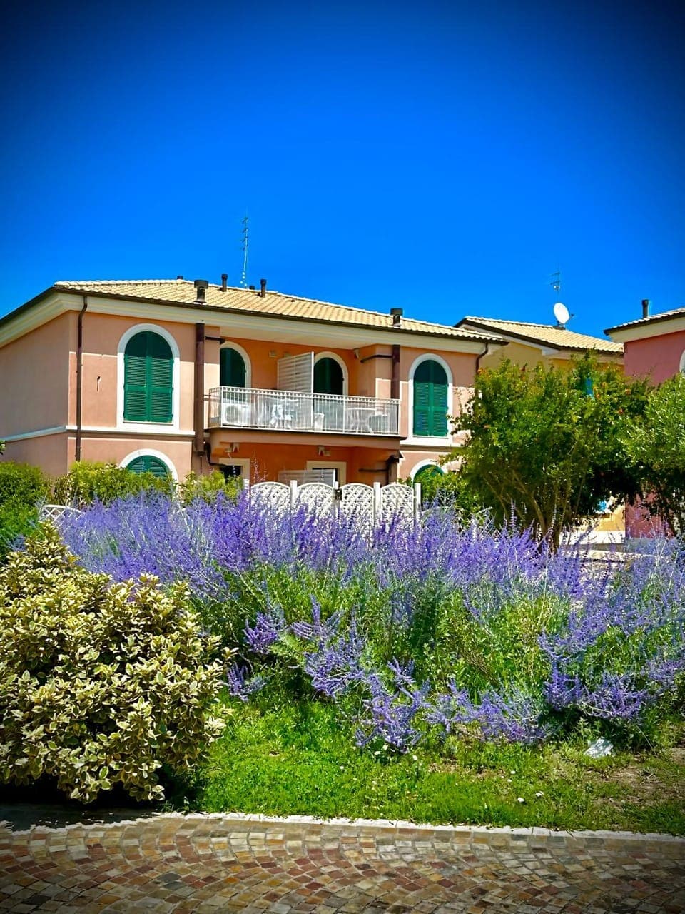Property building, Garden view